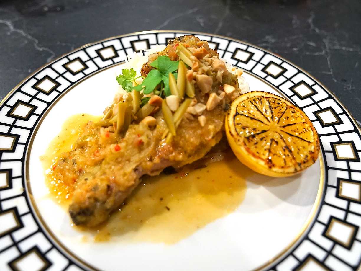 Poulet Yassa - Senegalesisk kyckling med lök och oliver