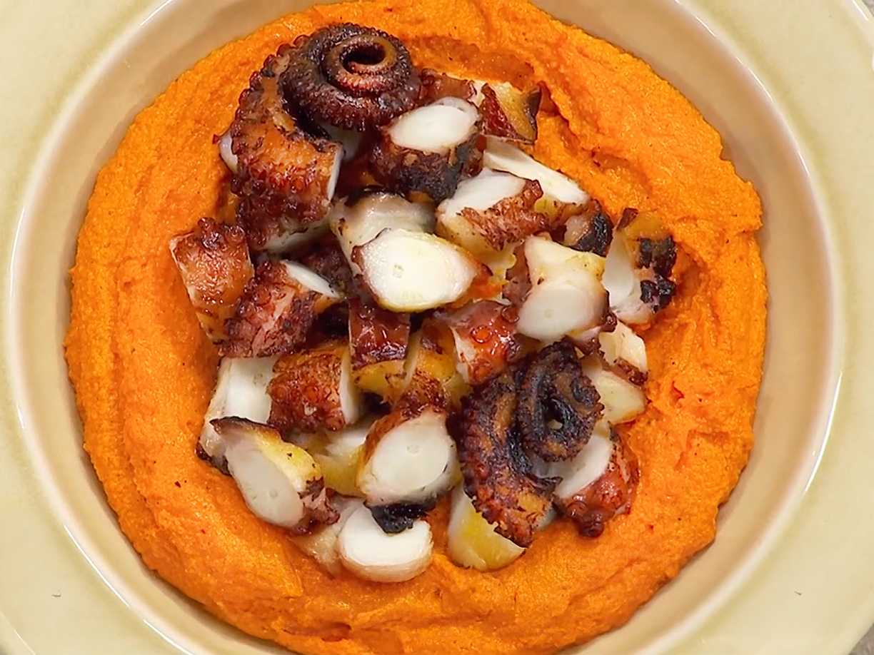 Pulpo med romesco