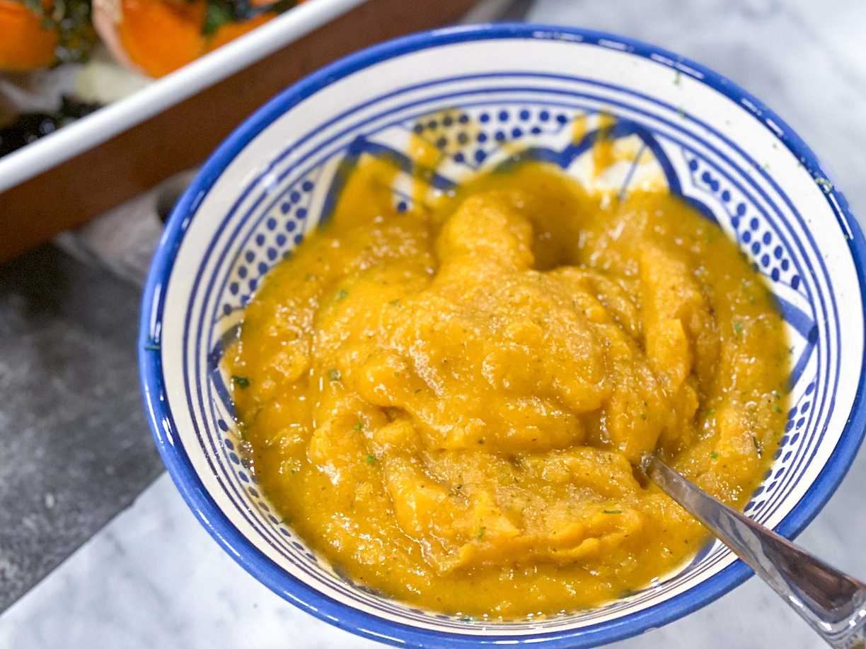 Pumpaaioli med smak av dill