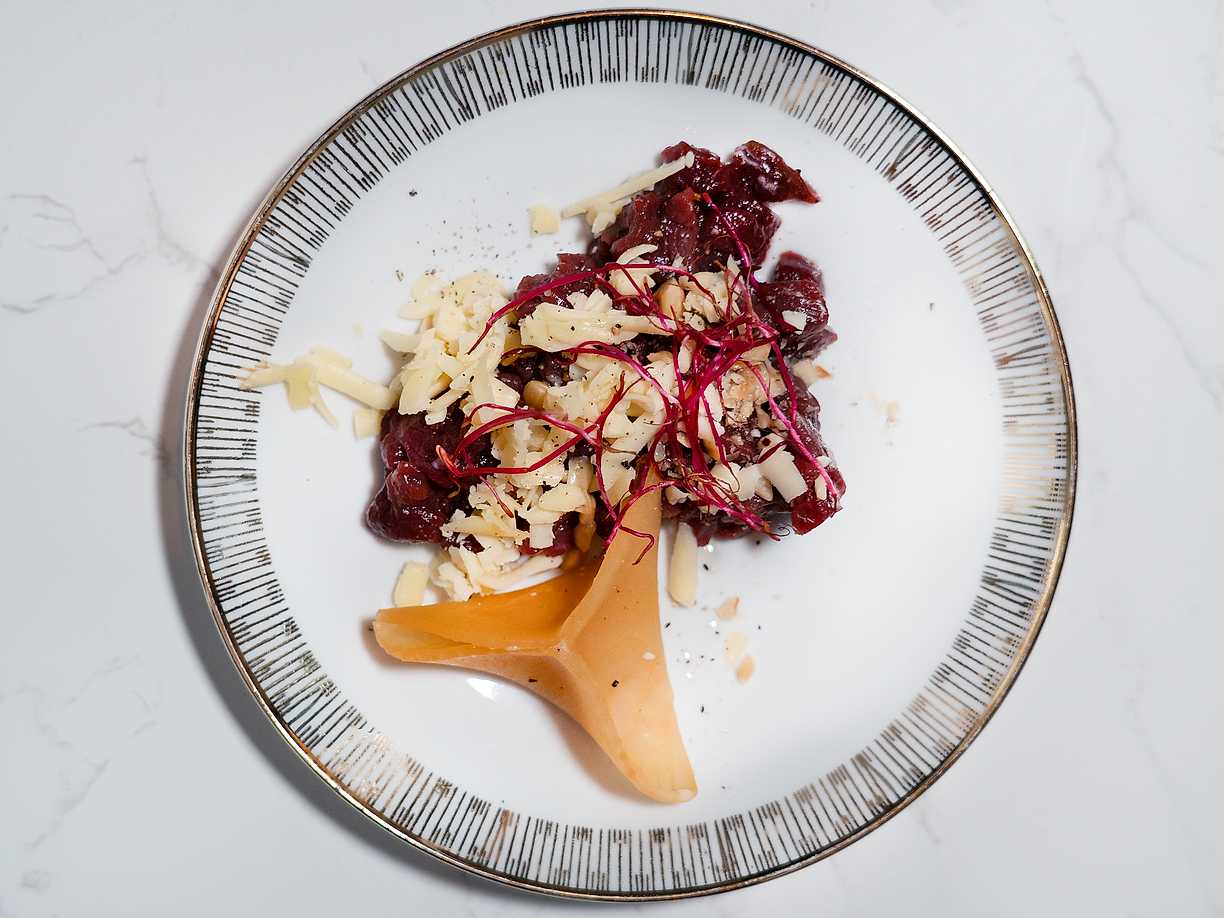 Råbiff på dovhjort