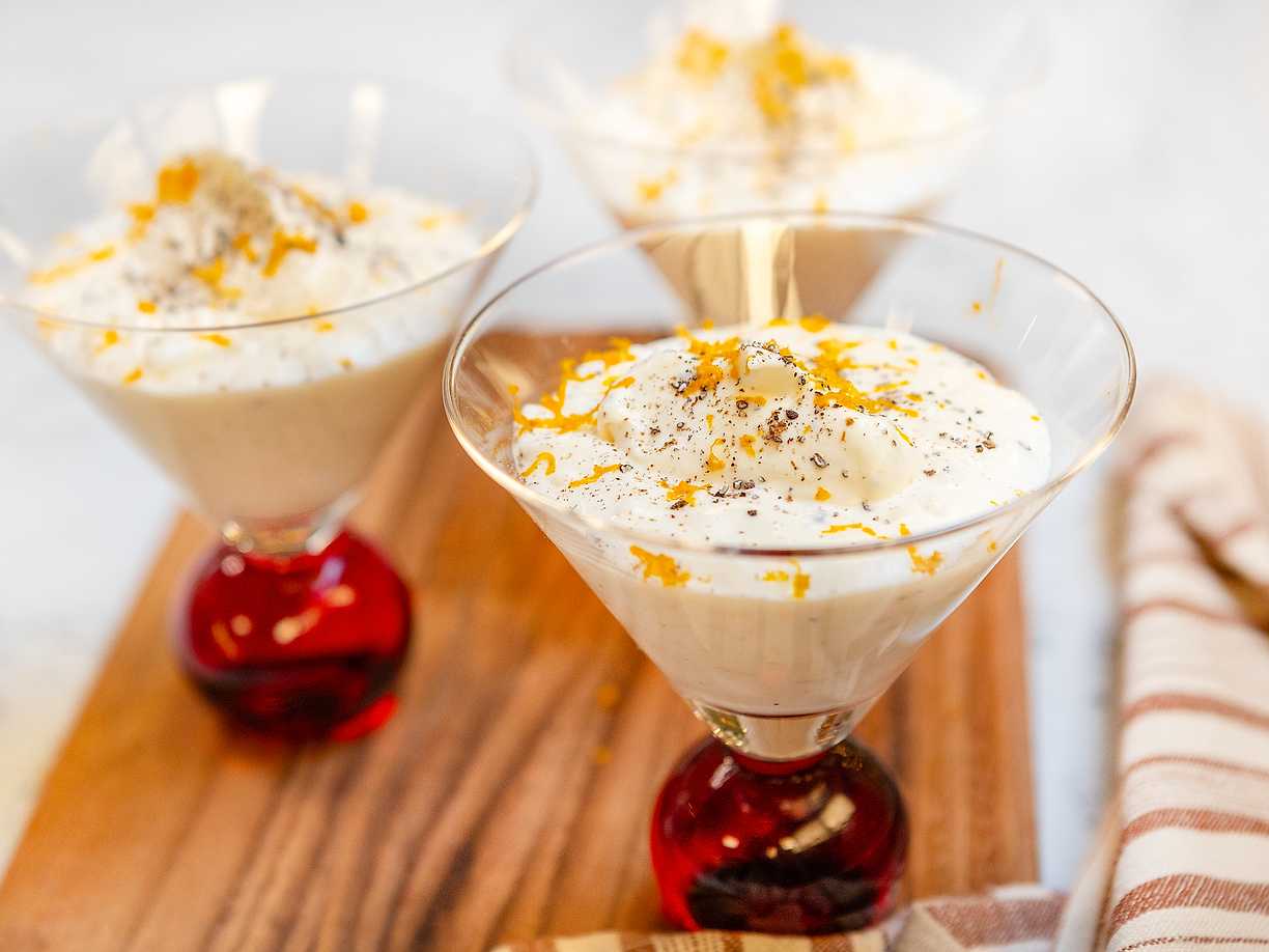 Risgrynsdessert med kardemumma och apelsin