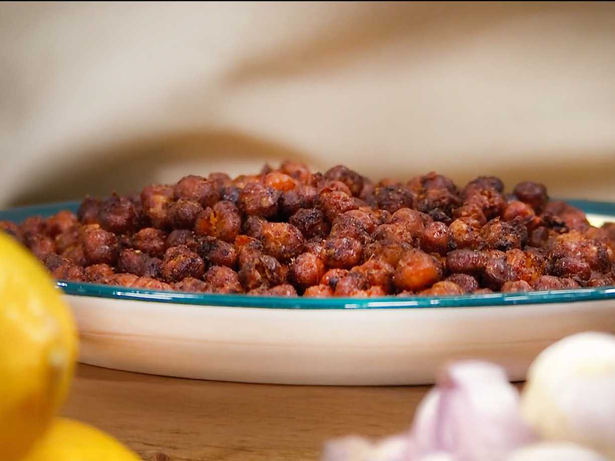 Rostade kikärtor med paprikapulver