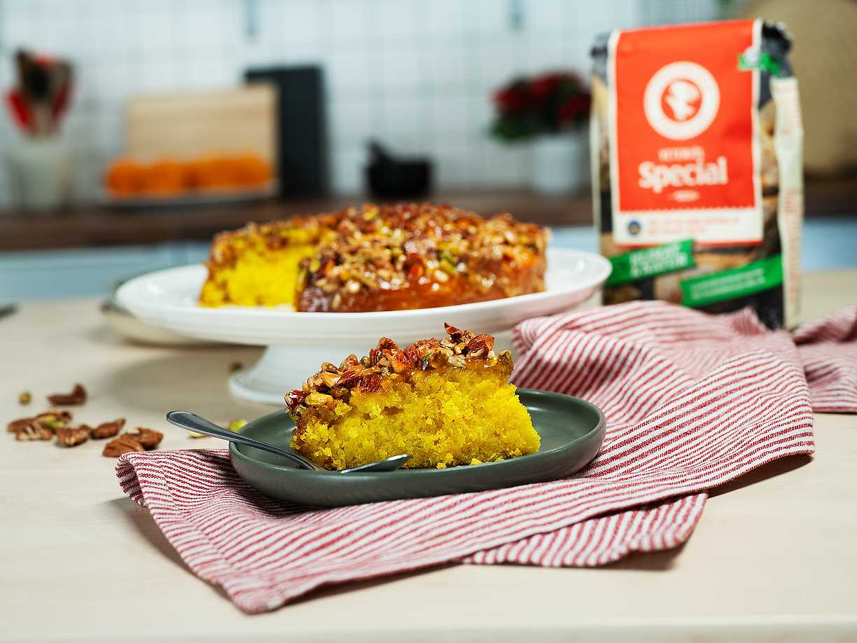 Saffranskaka med tosca