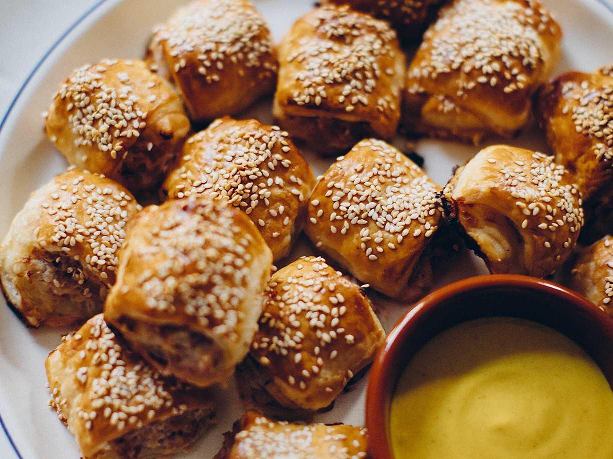 Sausage rolls med salsiccia och äpple