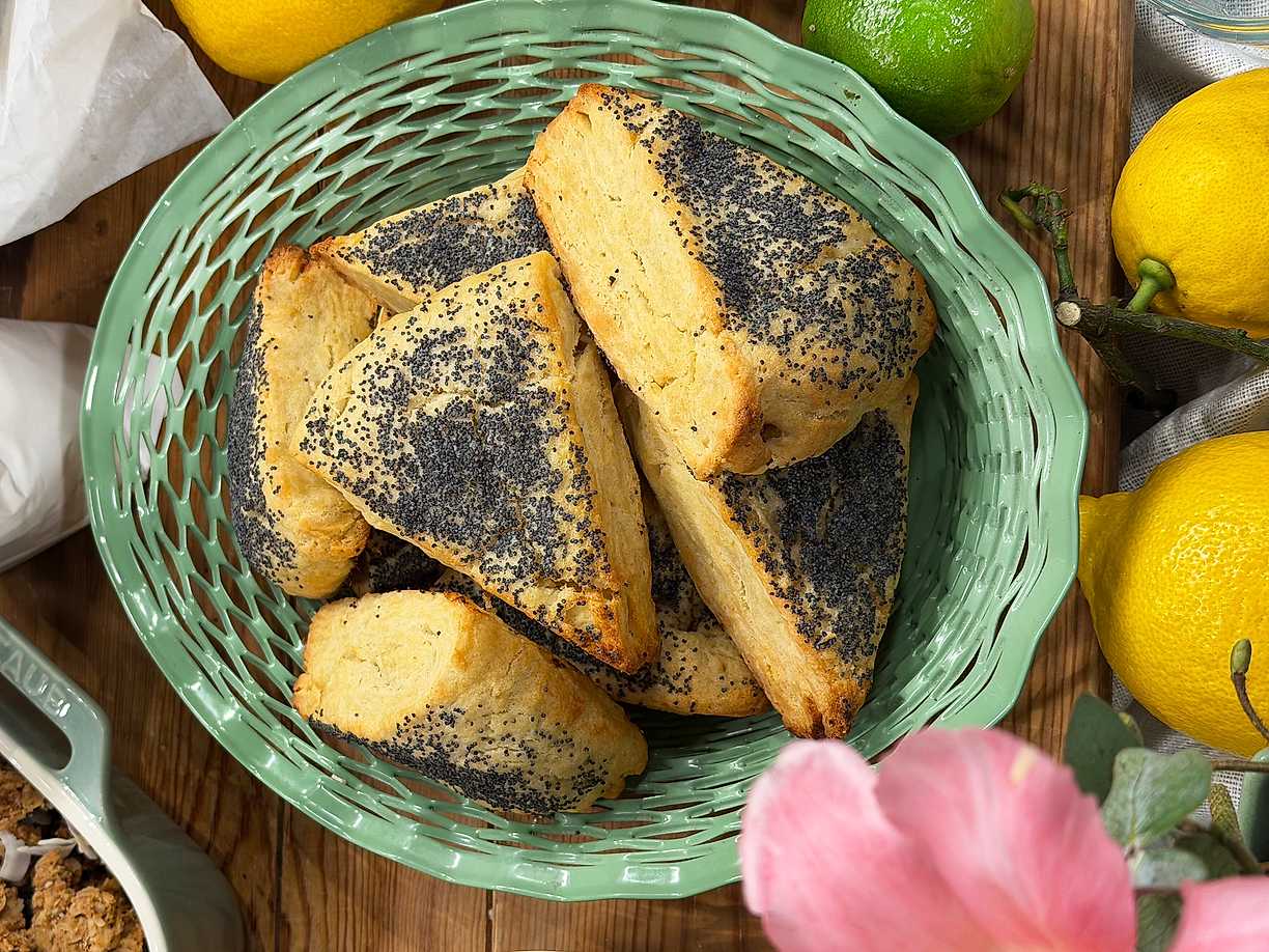 Scones med smak av citron
