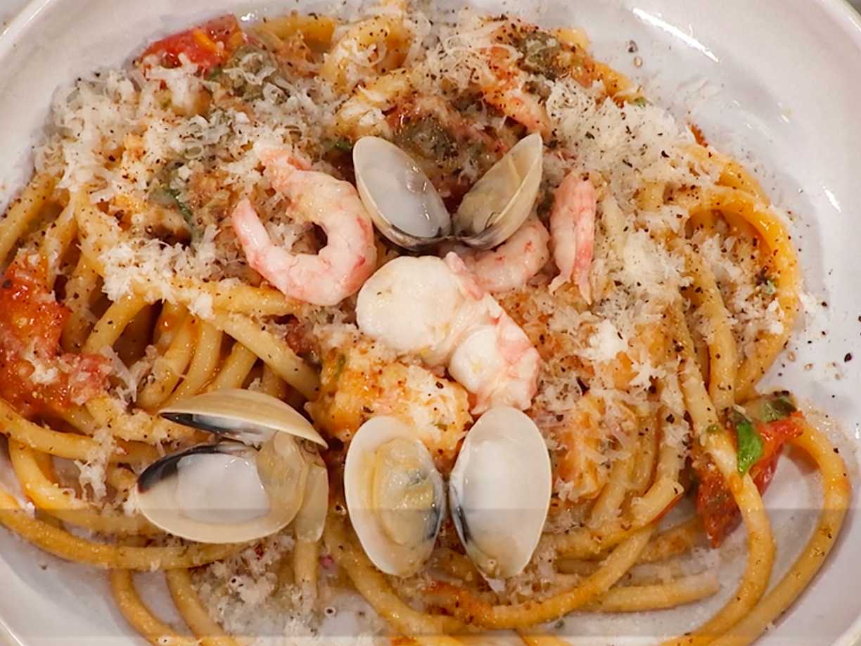 Skaldjurspasta med musslor