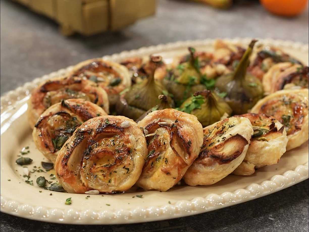 Smördegssnurra med getost