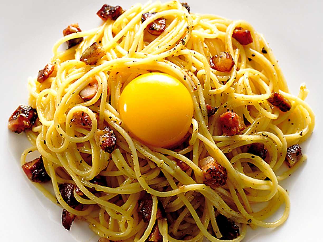 Spaghetti carbonara - kolarhustruns rätt | Kö