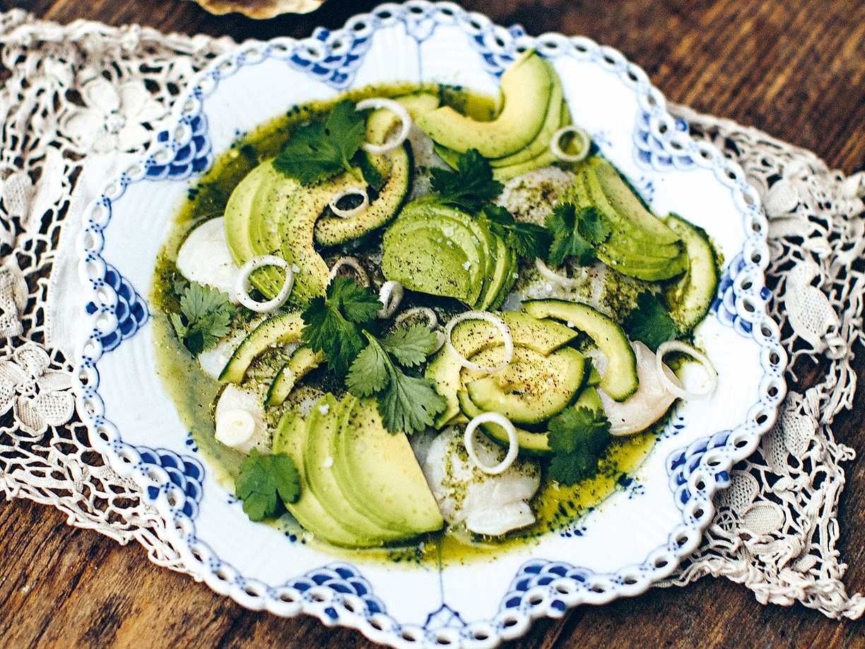 Syrlig och stark ceviche