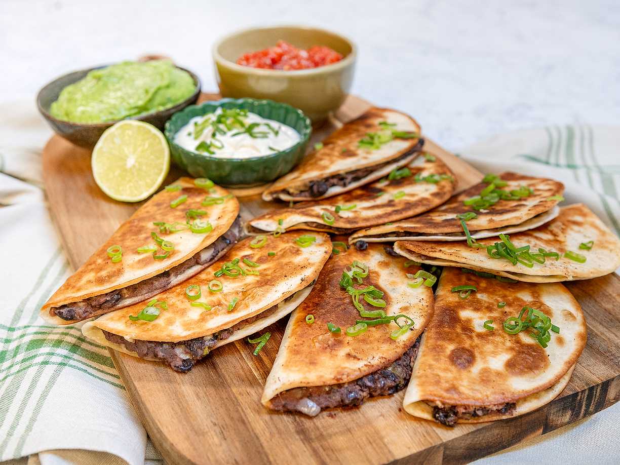 Tacos med refried beans