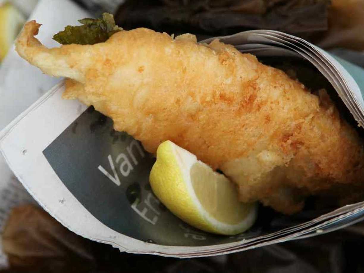 Tareq Taylors frasiga fish and chips