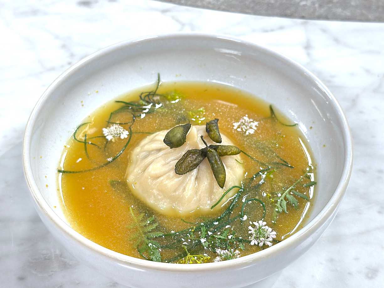 Teas dumplings med blåmusslor