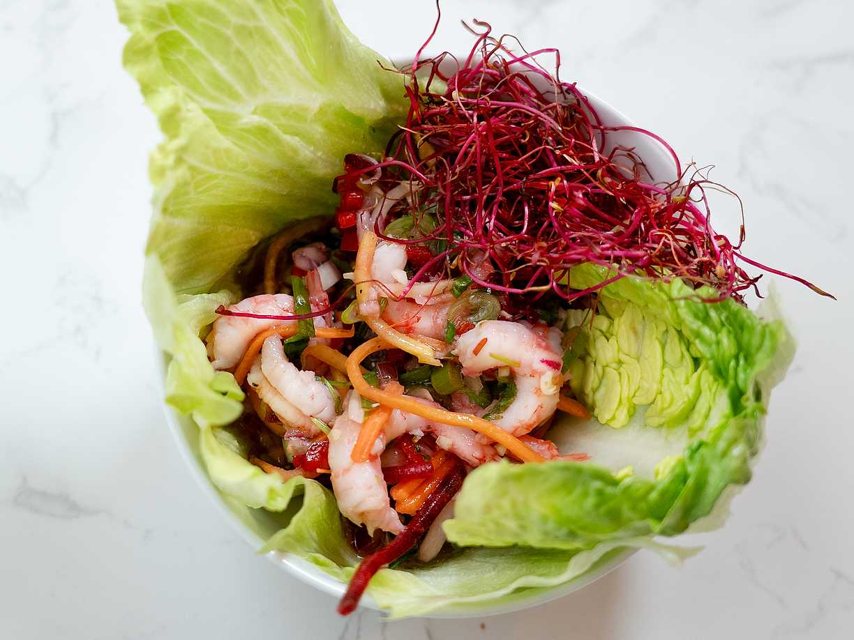 Tequila- och limemarinerade räkor