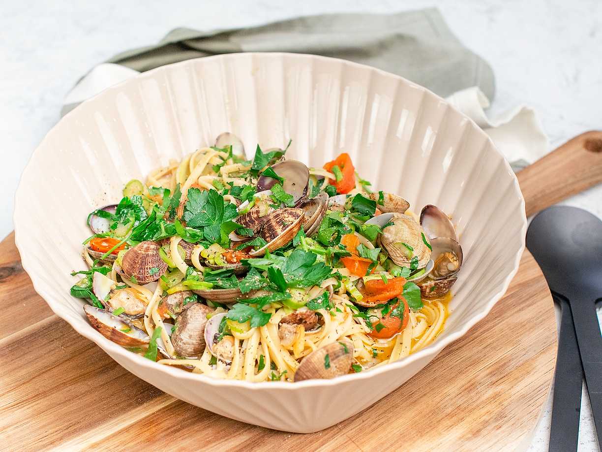 Tinas pasta vongole