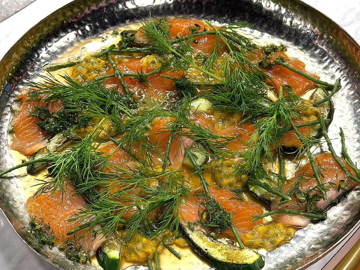 Tiradito på röding