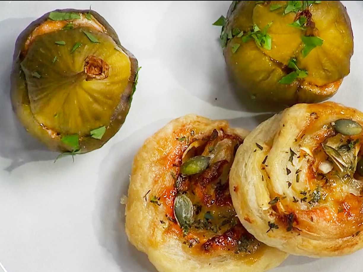 Ugnsbakade fikon med stiltonost