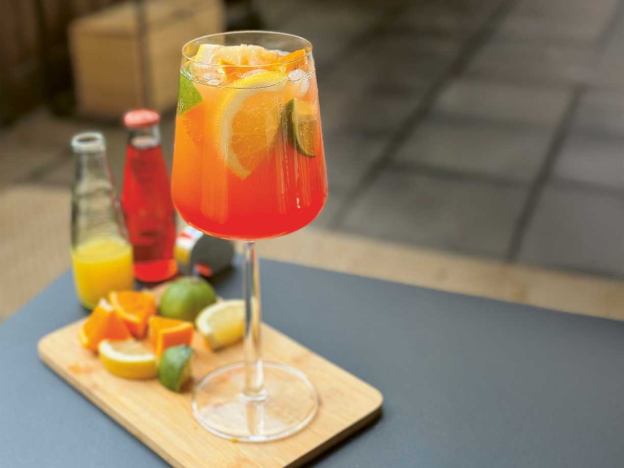 Ungefär en Garibaldi Spritz