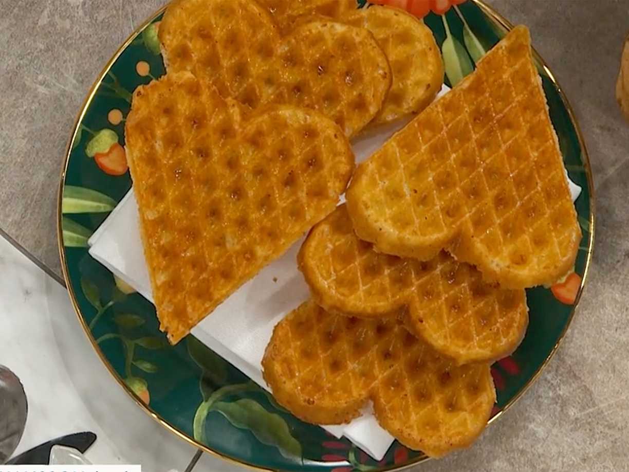 Våfflor med brynt smör