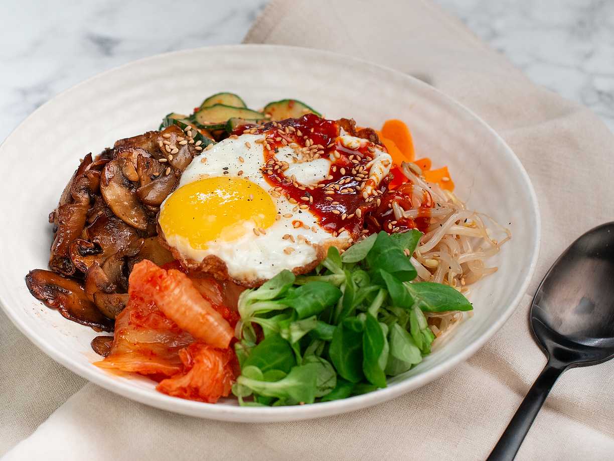 Vegetarisk bibimbap