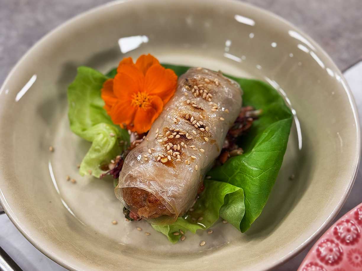 Vietnamesiska bollar med fläsk och räkor