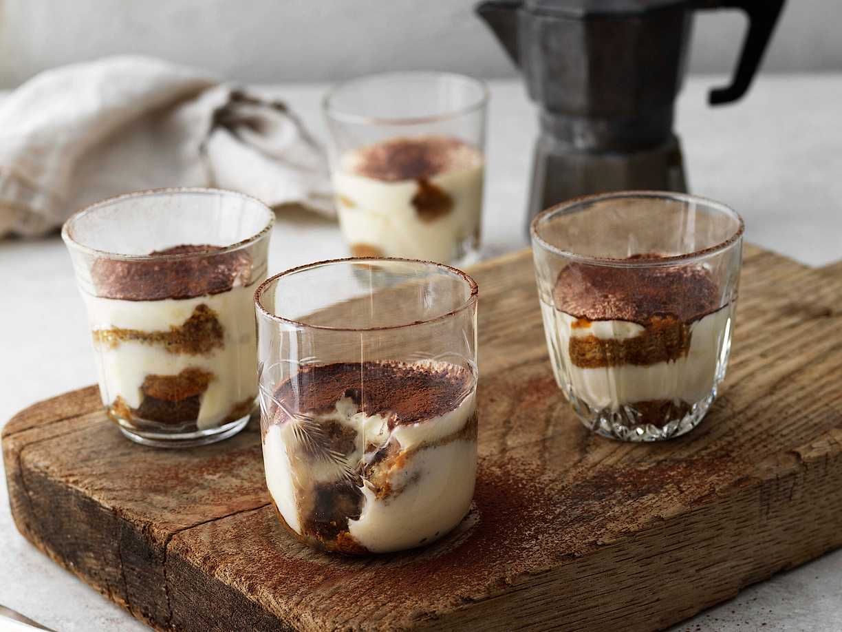 Klassisk tiramisu i glas