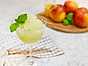 Alkoholfri slush med äpple och mynta