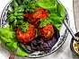 Ångade italienska köttbullar i tomatsås