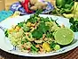 Asiatisk nudelsallad med räkor