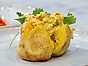Bakad potatis med krämig curryröra