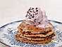 Bananpannkakor med mörk choklad