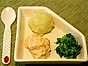 Barnmatspuré: Basilikalax med potatis och broccoli