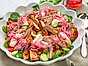 Bbq-kycklingsallad med honungsdressing