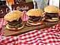Blue cheese beef burger