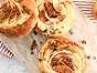 Briochebullar med vaniljkräm och äpple