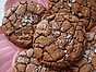 Brownie cookies med havssalt