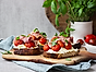Bruschetta med Quattrocentokräm och rostade tomater Granarolo