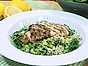 Bulgursallad med kyckling och smal dressing