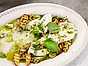 Burratasallad med grillad zucchini