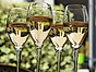 champagne på glas