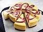Cheesecake med vit choklad och hallonswirl, Roy Fares recept
