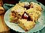 Cherry crumble cake