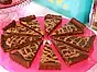 Chocolate peanutbutter tart