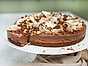 Choklad- och hasselnötscheesecake
