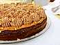 Chokladkaka med dulce de leche och jordnötter