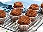 Chokladmuffins med cheesecaketopping