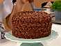 Chokladtårta med lakritsfyllning