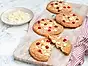 Cookies med vit choklad och tranbär