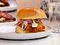 Crispy Chicken Burger på plåt