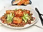 Crispy fried rice med asiatisk köttfärssås