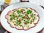 Dantes vitello tonnato med friterad kapris